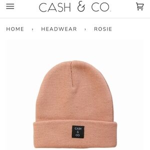 Cash & Co Kids “Rosie” Beanie - Size S/M